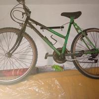 bicicletta verde vintage