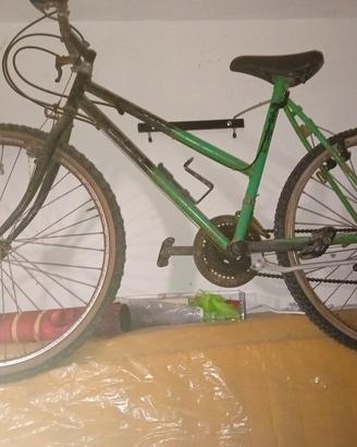 bicicletta verde vintage