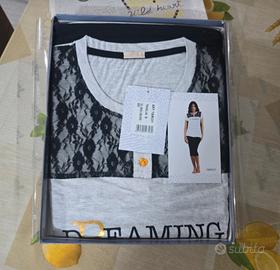 Pigiama Donna Pinocchietto T.S You&My Grigio e 