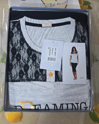 Pigiama Donna Pinocchietto T.S You&My Grigio e 