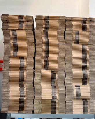 Scatole cartone doppia onda 31x20x22cm lotto stock