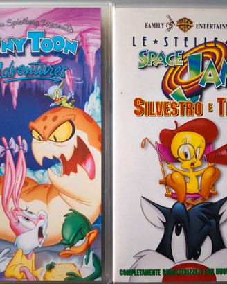 VHS Space Jam + Tiny Toon Warner anni 90 