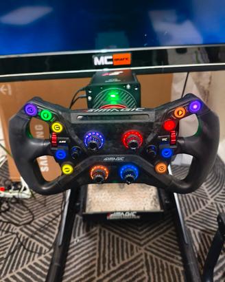 Simracing, volante simagic alpha e pedlaiera