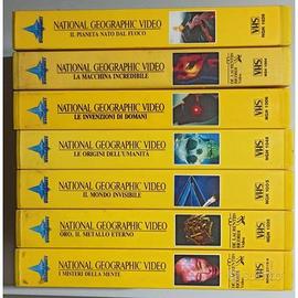 Collezione 7 Videocassette VHS National Geographic