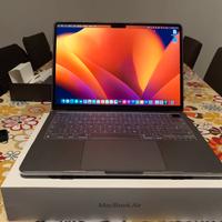 Macbook air M2 13 pollici 2022 ssd 256gb