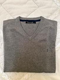 Maglioncino Grigio Scollo a V - Polo Club