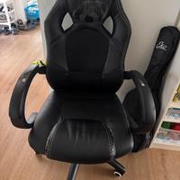 Sedia gaming usata nera