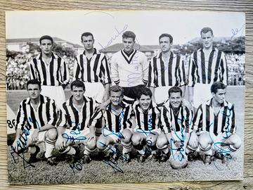  foto autografata Juventus 57-58