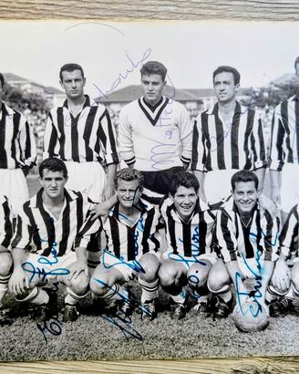  foto autografata Juventus 57-58