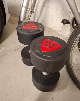 manubri gommati 40 kg