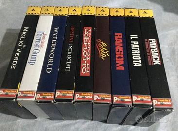 9 Cassette VHS I grandi film di Panorama