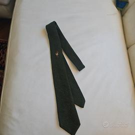 cravatta in lana verde