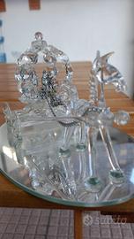 Swarovski cavallo carrozza in cristallo stupendo