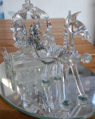 Swarovski cavallo carrozza in cristallo stupendo