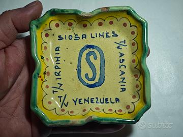 Posacenere pubblicitario Siosa anni'50  Venezuela