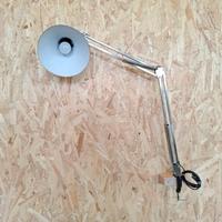 Lampada Vintage Architetto Nera Cromata Morsetto 