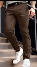 Pantalone eleganti marroni