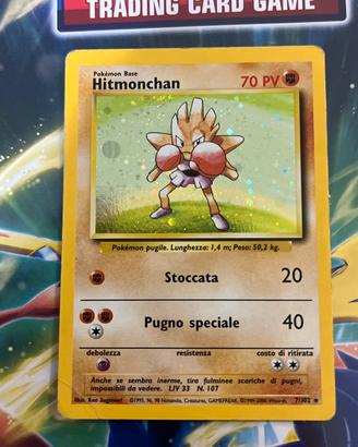 Hitmonchan 7/102 holo set base
