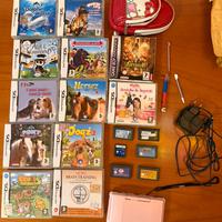 Set Nintendo DS completo + 18 giochi