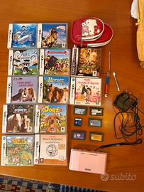 Set Nintendo DS completo + 18 giochi