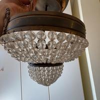 Lampadario Antico a Cestino