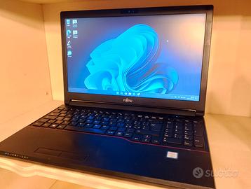 Notebook Fujitsu E556 Intel i5-6 8Gb ram 500Gb ssd