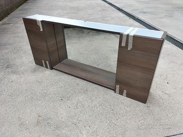 specchiera bagno wengè 120x50x15,5