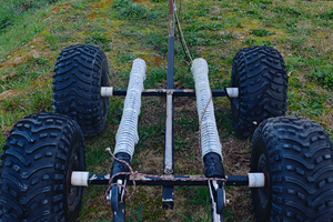 Carrello inox moto d'acqua
