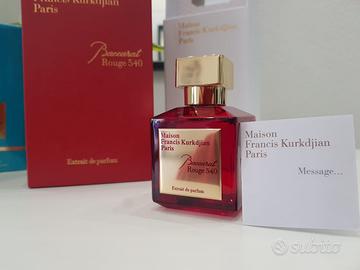 Baccarat rouge 540 extrait 70ml giacenza 2023