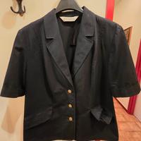 Giacca elegante nera maniche corte 