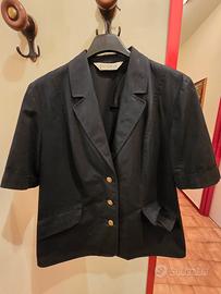 Giacca elegante nera maniche corte 