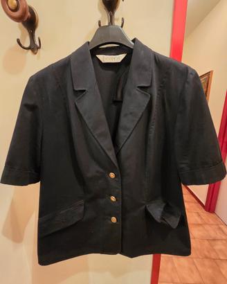 Giacca elegante nera maniche corte 