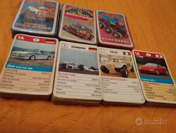 Carte quartetto top trump auto