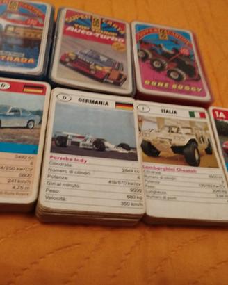 Carte quartetto top trump auto