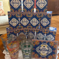 Set 6 bicchieri birra messina .