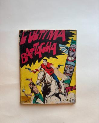 Tex n.9 “l’ultima battaglia” prima ristampa 1962