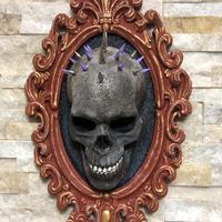 QUADRO SCULTURA STILE GOTICO 44 CM '' SKULL ''