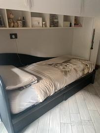 letto sungolo con materasso