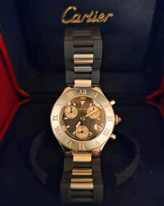 orologio cronografo cartier must 21