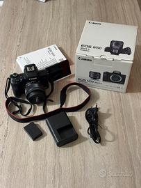 Canon M50 Mark II + borsa e scatola