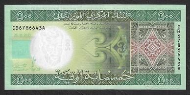 Mauritania - banconota FdS UNC da 500 Ouguiya 2013