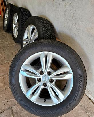 Gomme Yokoama 225 60 17,   4 stagioni e cerchi hyu