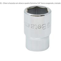 Beta 928A chiave a bussola con attacco 3/4 28 mm