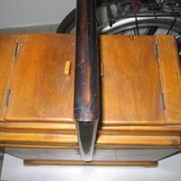 Scatola da cucito grande in legno