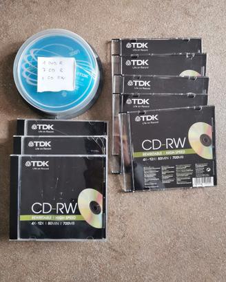 Lotto TDK 17 cd rw - cd r - dvd r