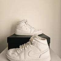 scarpe Jordan triple white