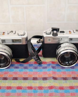 yashica mg-1 compatte a telemetro 35mm funzionanti