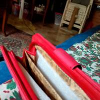 portafoglio rosso vari scomparti 