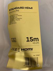 CAVO HDMI GOLD LINE 15 METRI NUOVO SIGILLATO