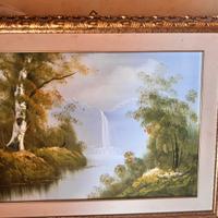 Quadro con paesaggio